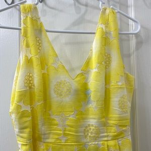 Tracy Reese yellow sleeveless dress
